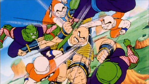 Nappa vs. Z Fighters